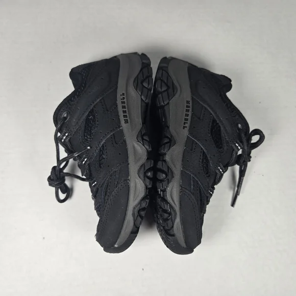 Merrell Kids Black Moab 3 Low Hiker Unisex Waterproof Hiking Shoe Toddler 10.5 - Picture 5 of 8